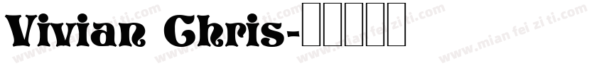 Vivian Chris字体转换